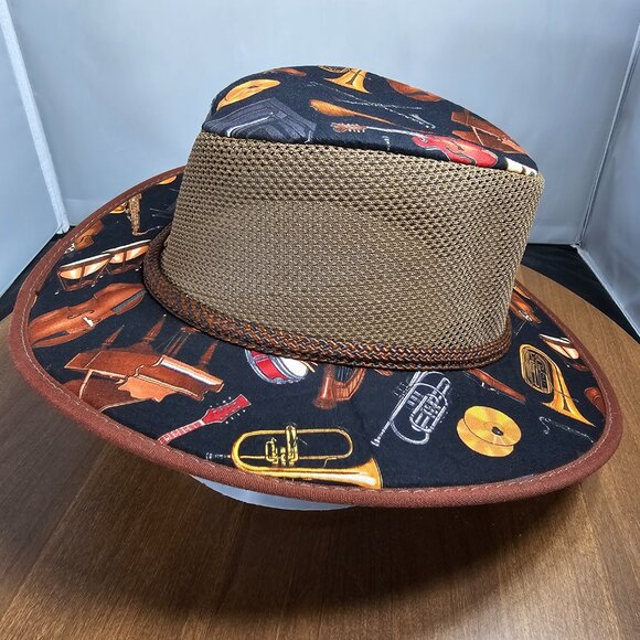 Cabana Breathable Wide Brim Sun Hat | American Hat Makers | Walnut NWT | RARE LE - Picture 6 of 13